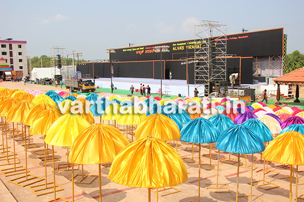 23ನೇ ವರ್ಷದ ರಾಷ್ಟ್ರೀಯ ಸಾಂಸ್ಕೃತಿಕ ಉತ್ಸವ ಆಳ್ವಾಸ್ ವಿರಾಸತ್‌ಗೆ ಭರದ ಸಿದ್ಧತೆ